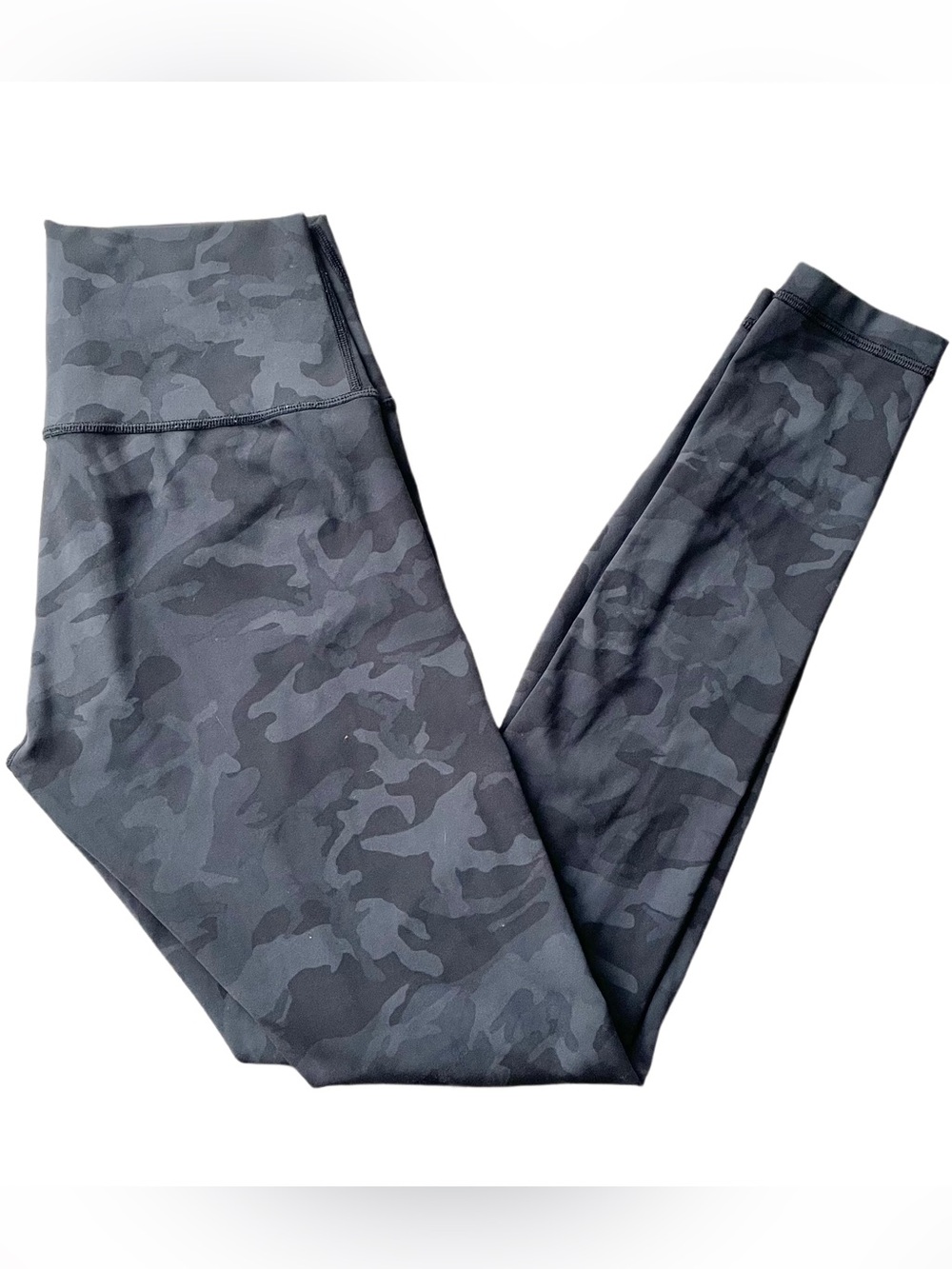 Lululemon Wunder Under Leggings High-Rise 28” Camo Deep Coal Yoga Pants Sz: 6